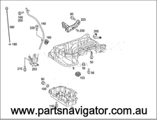OIL PAN SUMP GASKET LIQUID MERCEDES E-CLASS W211 E 500 M273
