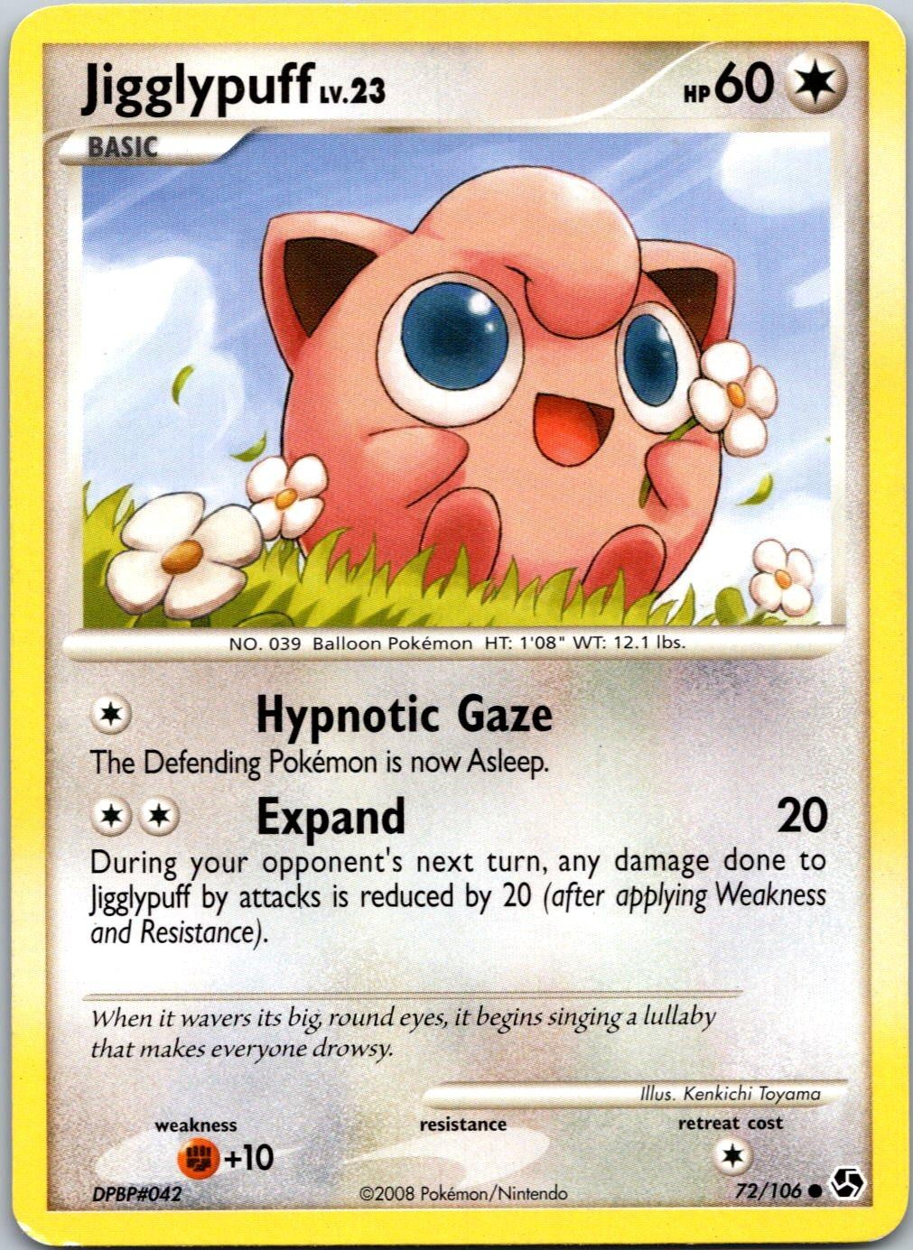 JIGGLYPUFF - 72/106 - GREAT ENCOUNTERS - - LP