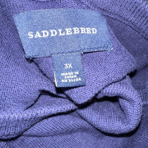 Saddlebred Men’s 3X Gray Sleeveless Sweater Vest - Picture 5 of 6