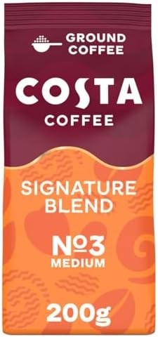 COSTA COFFEE Signature Blend Roast & Ground for Cafetiere, 1000 g, Pack of 5 - Picture 2 of 3
