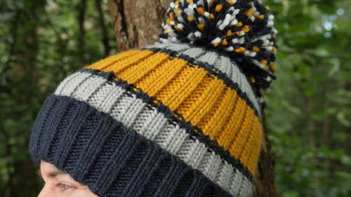 Cappelli Beanie Foderati Bobble Pom Uomo Donna Unisex Inverno Sci Lavorato a Maglia - Video 1 di 1