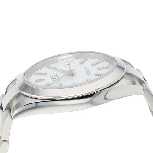 2025 Rolex Datejust 41 Stainless Steel White Dial 41mm Auto Mens Watch 126300 - Bild 6 von 11