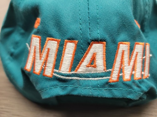 Vintage Miami Dolphins Sports Specialties Shadow Snapback Deadstock Laser Script - Picture 12 of 24