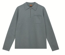 GALLERY by MOS MOSH Ryan Boil Zip Polo Knit Jumper Size S RRP 159,-