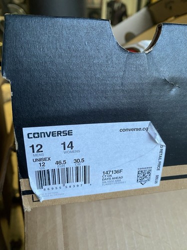 Size 12 - Converse Chuck Taylor All Star Ox Red - Picture 6 of 7