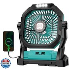 Camping Fan Rechargeable, 20000mAh Battery Powered Portable Fan w