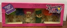WISHSTONE TREASURE WISH TROLLS SET 6 BOXED 3" 4" DOLLS