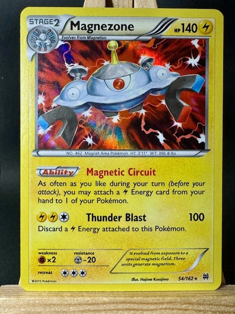 Magnezone Holo Rare Pokemon Trading Card Game: XY - BREAKthrough 54/162 LP