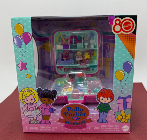 2025 ❤ Polly Pocket ❤  80th Anniversary Keepsake Collection - Partytime Surprise - Picture 1 of 5