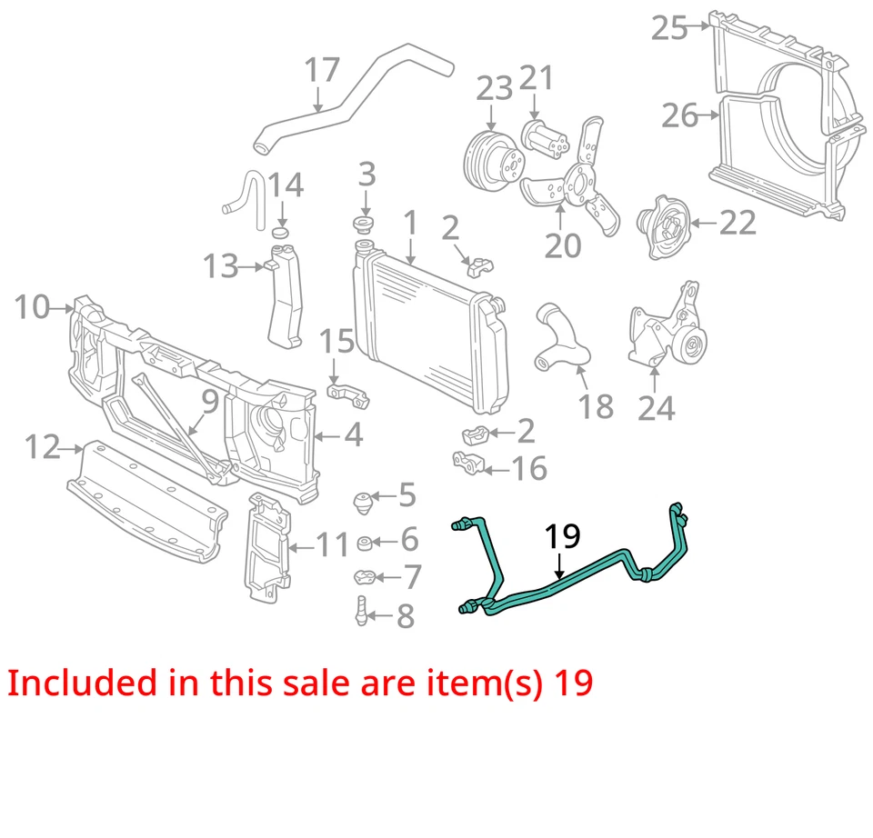 SE ADAPTA A CHEVROLET GMC ASTRO SAFARI 1995 TUBO TRANS FLUIDO CLR LWR 15718972 - NUEVO Foto 2 de 3