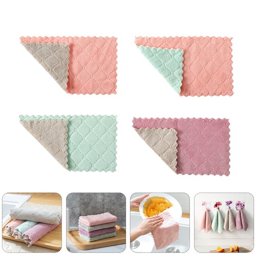 20 Pcs Dish Cloths for Washing up Kitchen Towels Practical Duster Scouring - Bild 4 von 12