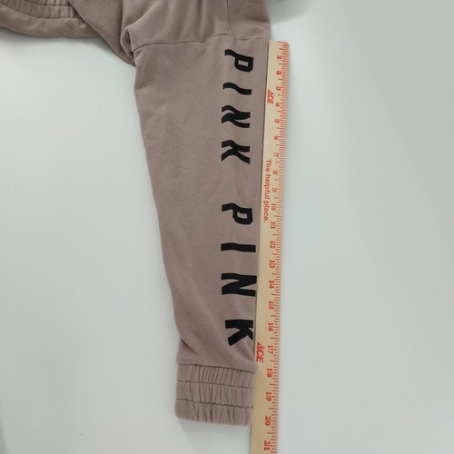 Pink Victoria Secret Womens Pullover Long sleeve Size XS Quarter Zip Taupe - Picture 7 of 10