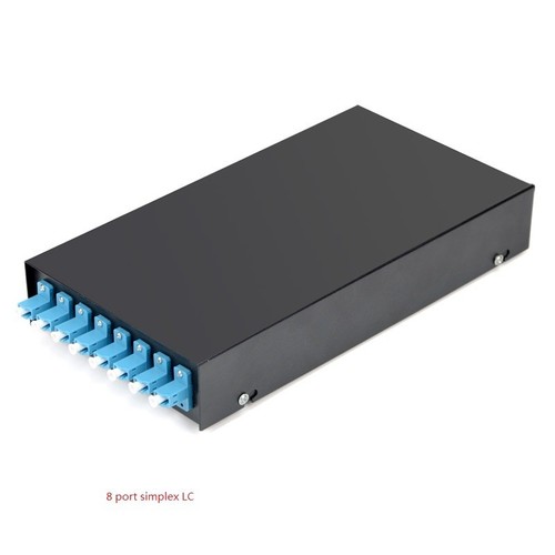19" Rack Glasfaser Verteilerkasten 2/4/6/8/10/12/16/24 Ports SC/LC SM - Bild 31 von 34