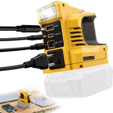 220W Power Inverter for DeWalt 20V Battery, DC 20V to AC 110V-120V No Battery 
