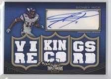2010 Topps Triple Threads Auto Relics 11/18 Sidney Rice #TTAR-18