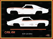 1/24 '77 Pontiac Can Am Decal SCR-124-0092