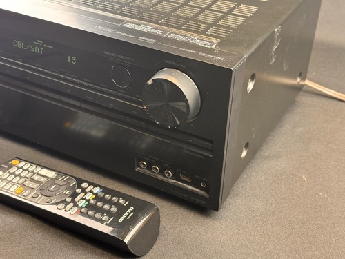 Onkyo TX-NR525 Home Theater Receiver HDMI 4K 3D USB Network & App Enabled - Picture 2 of 18