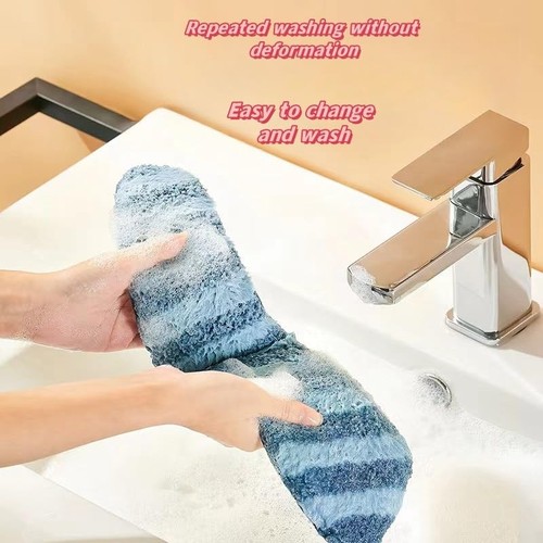 2Pairs Plush Warm Thick Padded Toilet Seat Cover Mat Non Slip Soft Toilet Sea... - Picture 7 of 9