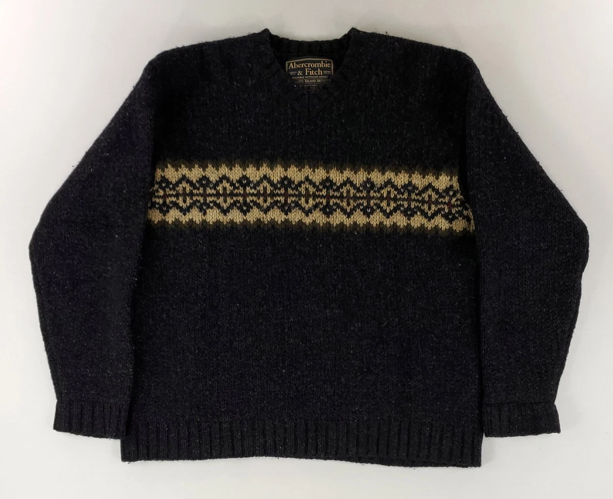 Abercrombie & Fitch Regular Size XL Wool Sweaters for Men for sale 