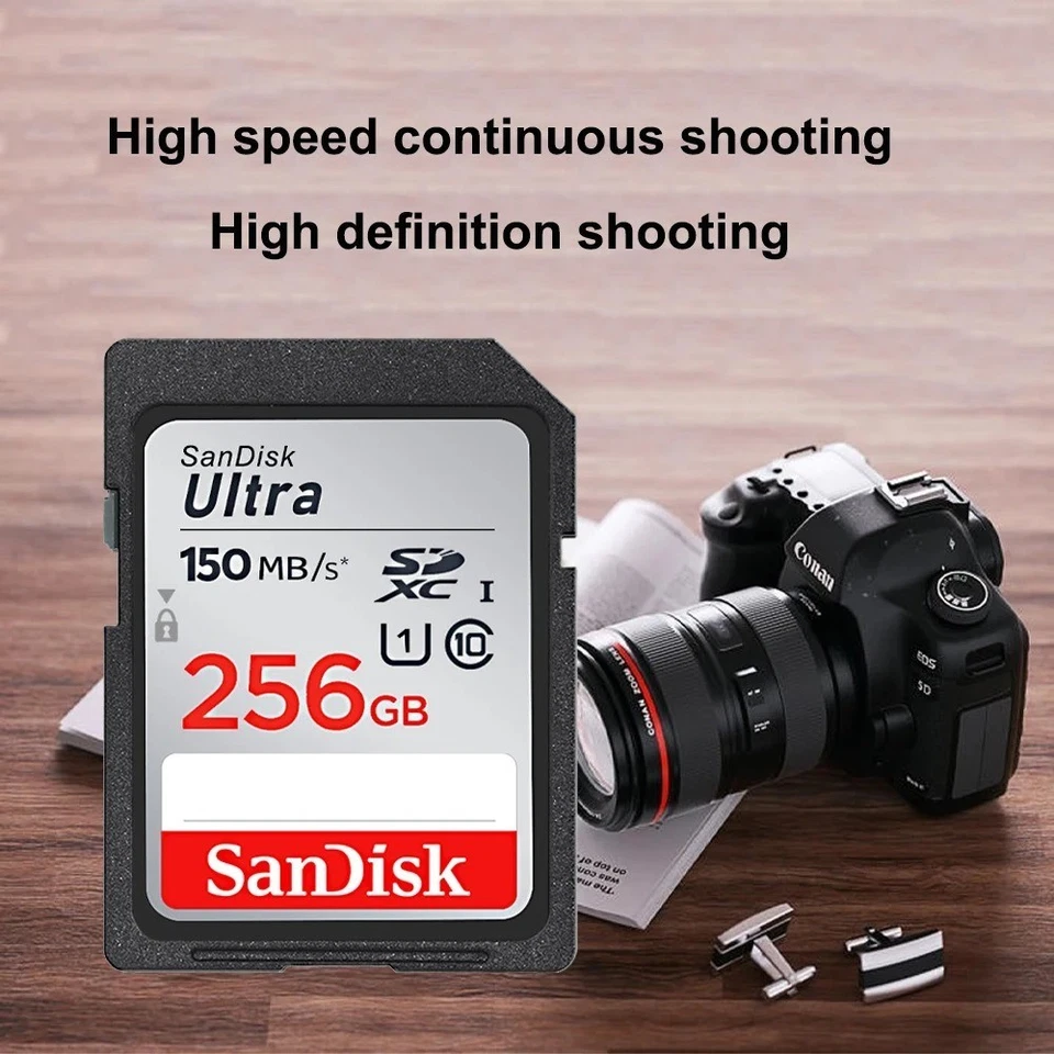 SanDisk Ultra SDHC/SDXC Memory Card 32GB 64GB 128GB 256GB UHS-I 150MB/s Camera - Image 2 of 4