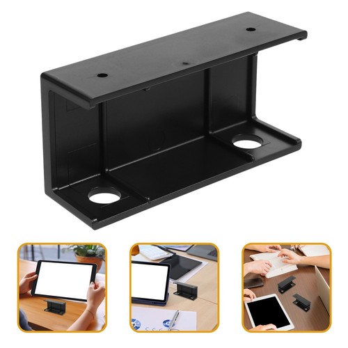 Laptop Stand under Desk Holder Shelf Clamp Deskside Storage Rack - Photo 11/12