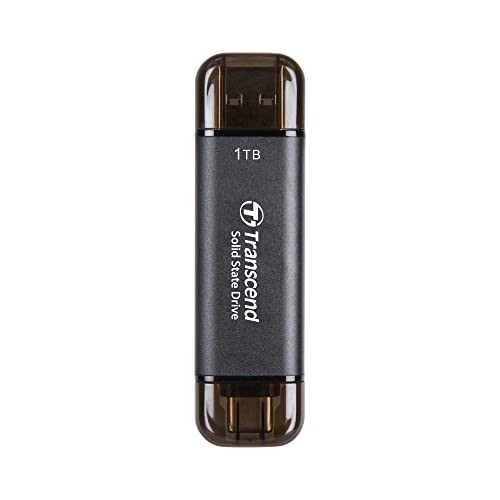 Transcend Japan Transcend Portable SSD 1TB High Speed ​​Max 1050 MB/s Ultra Smal - Picture 1 of 6