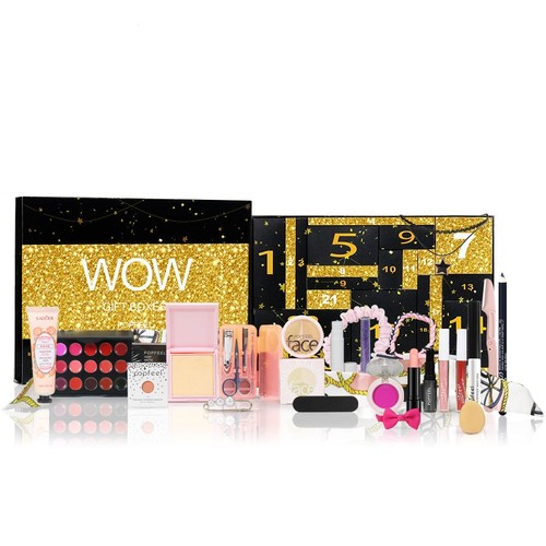 24pcs Face Makeup Set Christmas Advent Calendar Makeup Set Cosmetics Gift Box - Picture 1 of 16