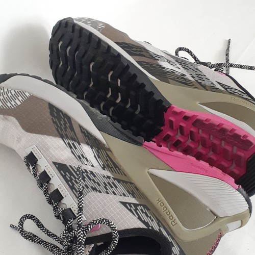 Puntera Reebok Work Nano X1 Adventure Work EH Comp para mujer 7,5 plata verde rosa - Imagen 7 de 12