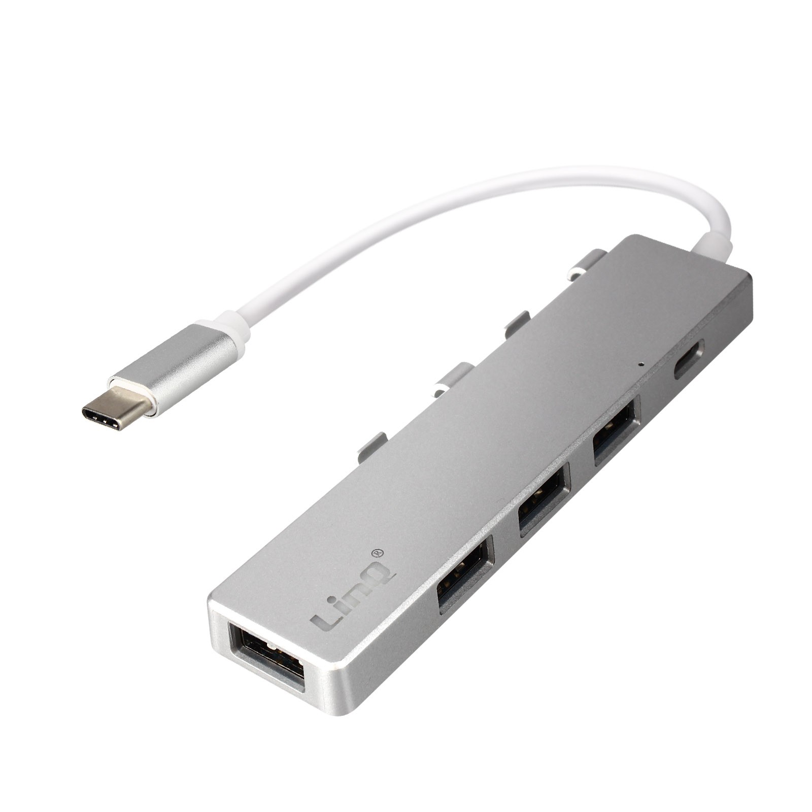 Hub USB-C 4 ports pour PC portable MacBook et smartphone OTG LinQ