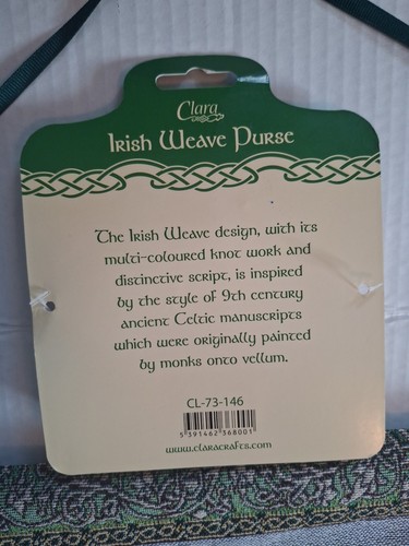 Tapiz de bendición celta irlandés colgante de pared en varilla de madera con cinta + moneda GRATIS... - Imagen 12 de 18