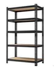 5 Tier Heavy Duty Garage Shelves Unit ,Adjustable Storage Shelving Utility Rack
