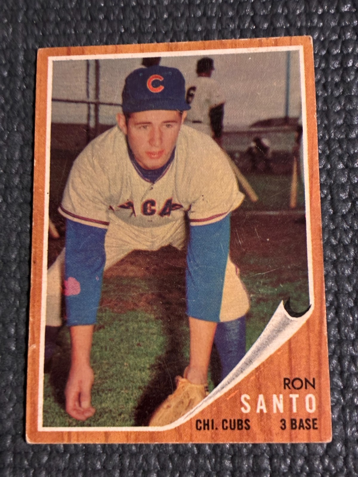 1962 Topps - Ron Santo #170 Green Tint - VG - Soft Corners