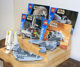 LEGO Star Wars Mini Building Set 4492, 4493, 4494, 4495 complete with directions