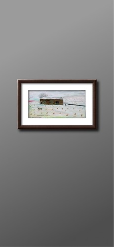 A Fantastic original naive art painting on board by Lancashire artist Rick Ball. - Picture 5 of 5
