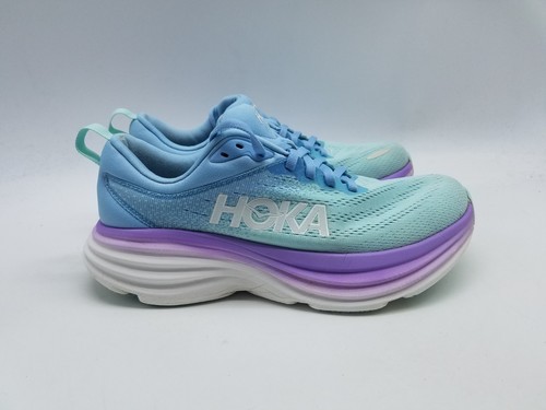 Hoka One One Bondi 8 Women's Size 8 D (Wide) Running Shoes Blue *See description - Picture 2 of 15