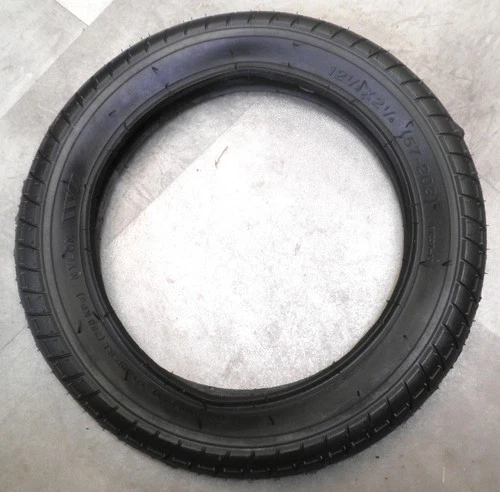 WD 12 1/2" X 3.0" BLACK BICYCLE TIRE BIKE PART 596