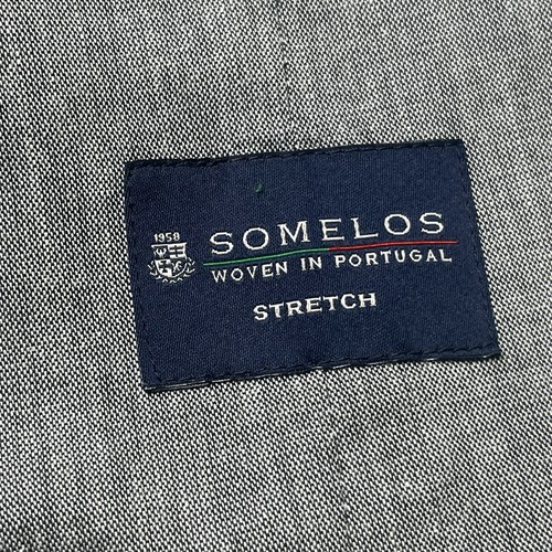J Crew Ludlow Blazer Men 38R Gray Chambray Cotton Somelos Unlined Sports Jacket - Picture 7 of 17