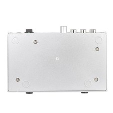 Karaoke Sound Mixer Dual Mic Inputs With Cable N-1 Silver Color QGMX