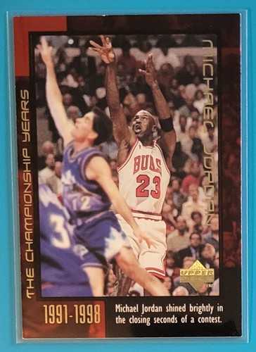 Tarjeta 1999 Upper Deck The Championship Years #32 Michael Jordan Chicago Bulls - Imagen 1 de 2