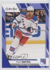 2023-24 O-Pee-Chee Blue Border Filip Chytil #454 18n9