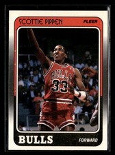 1988-89 Fleer Scottie Pippen #20 Rookie Chicago Bulls NM Y3293