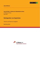 Reintegration Von Expatriates Anja Kollmann