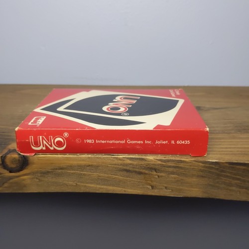 UNO 1983 Gioco di Carte Mazzo Completo Con Istruzioni Giocattolo Classico - Foto 4 di 7
