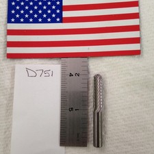 1 NEW FALCON / SGS 1/4" SHANK CARBIDE BURR SC-1L SINGLE CUT. USA. 1" LOC (D751)