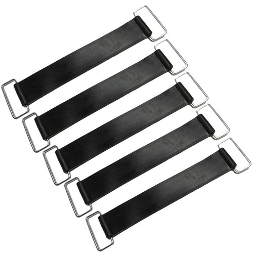5Pcs Elastic Motorcycle Battery Straps with Secure Metal Buckle Design - Picture 5 of 7
