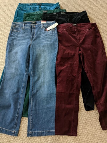 Paket 5 Talbots Damen Hosen Größe 16 Jeans (neu mit Etikett), 4 Pr Cord makellos 5-Pocket