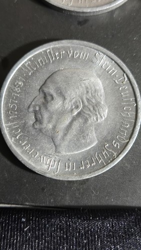 DEUTSCHE Münzen 50 MILLIONEN MARK 1923 Provinz WESTFALENIEN Notgeld WEIMAR Alu + RAR + - Bild 3 von 12