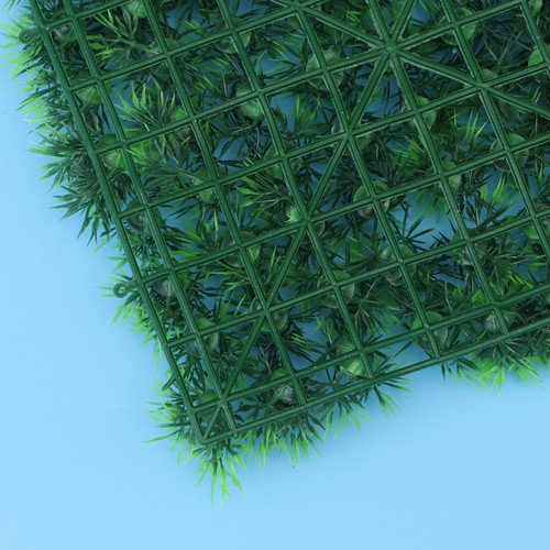 2 Count Fish Tank Lawn Work Decorations Artificial Grass Rug Fake Carpet - Picture 2 of 12