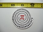 MATH PI SPIRAL NUMBERS SMALL STICKER DECAL SCHOOL TEACHER PROFESSOR MATHMATICS