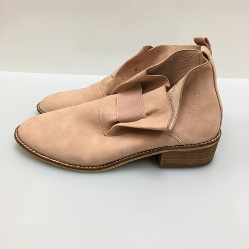 Cocci Boyfriend Damenschuhe Größe 9 Rosa Stiefelette Blockabsatz Nubukleder - Bild 4 von 11